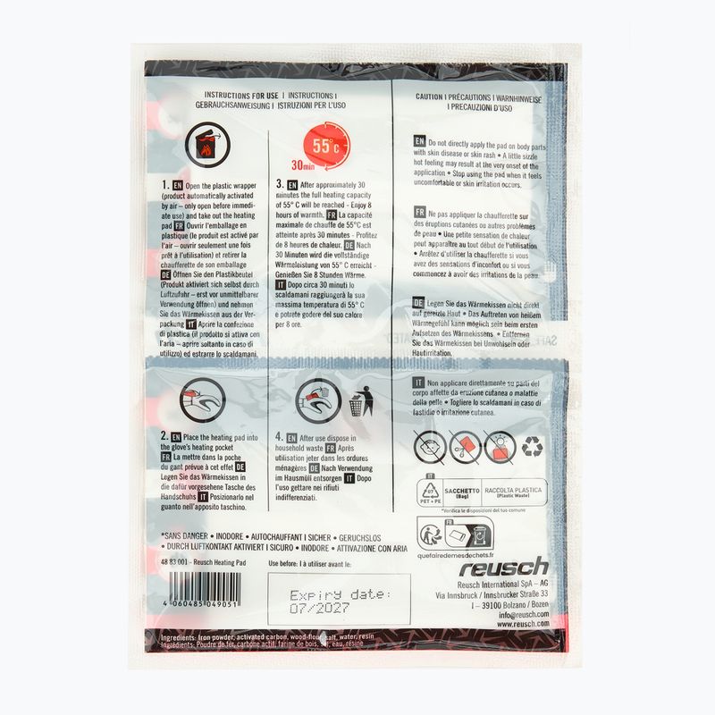 Набір грілок Reusch Heating Pad Set 8h white 4