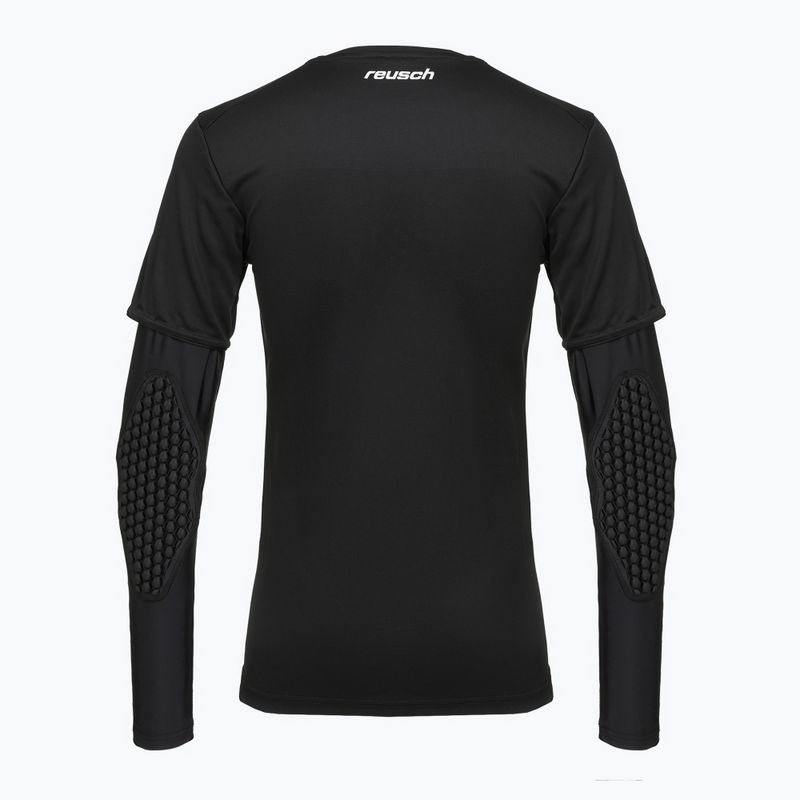 Футболка воротарська чоловіча Reusch Goalkeeping Jersey Padded black/white 2