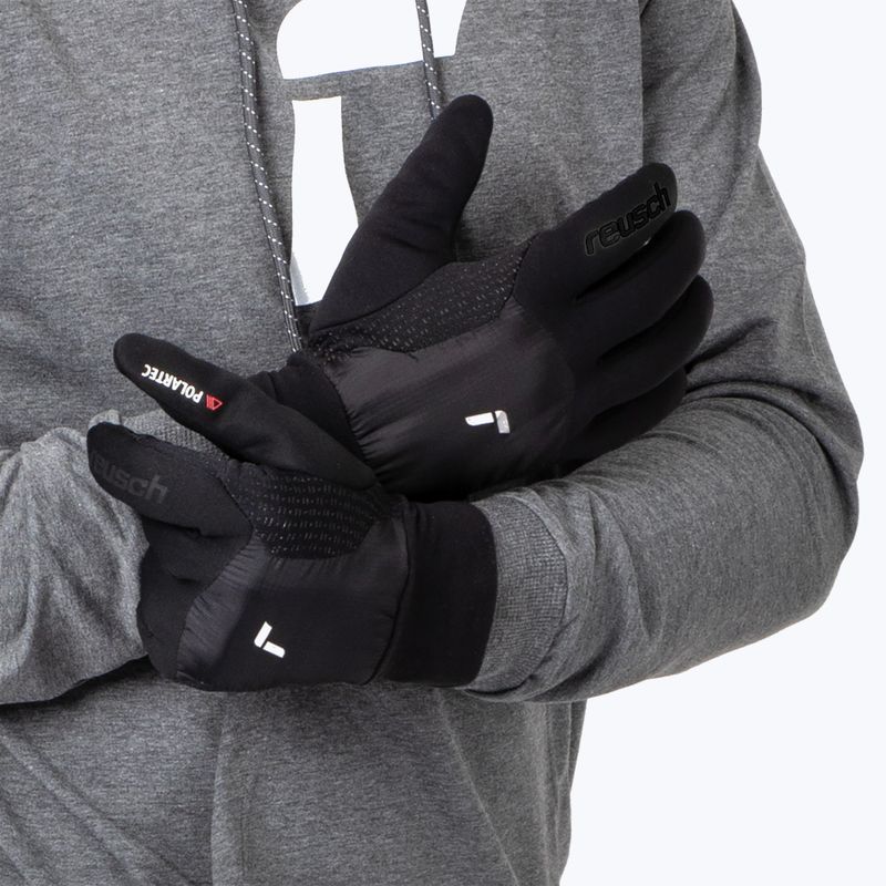 Лижні рукавички Reusch Garhwal Hybrid Touch-Tec black/silver 6