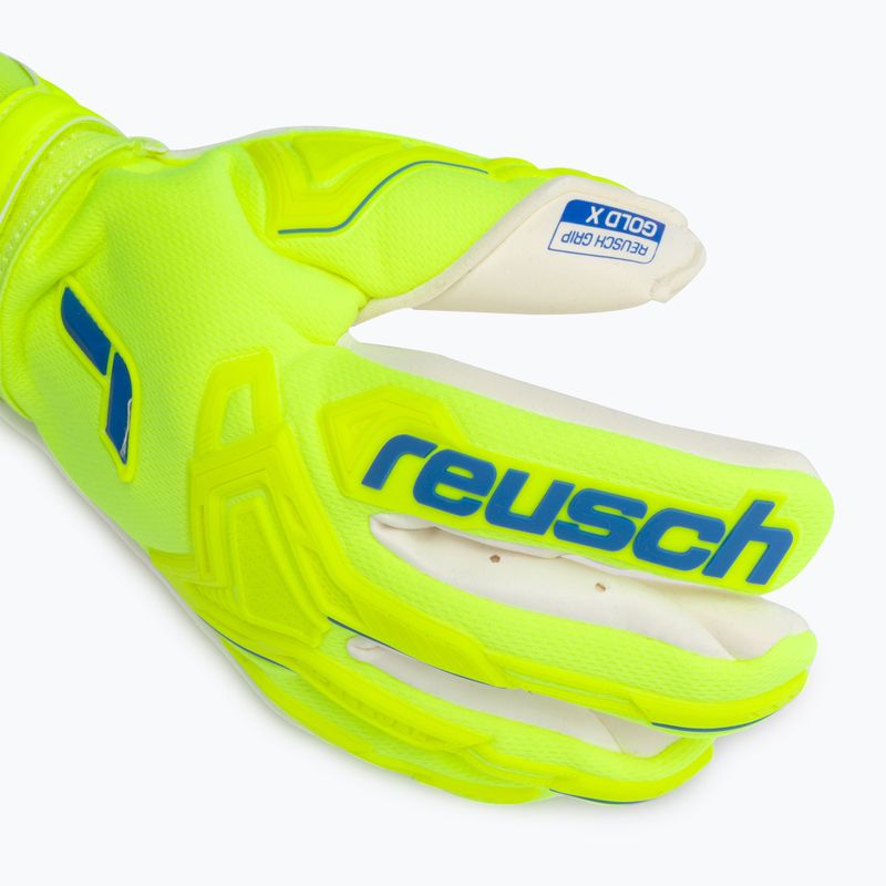 Рукавиці воротарські Reusch Attrakt Freegel Gold X жовті 5270935 3