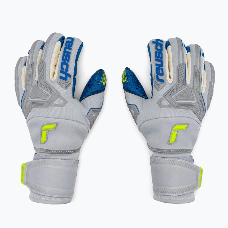 Рукавиці воротарські Reusch Attrakt Freegel Fusion Ortho-Tec Goaliator сірі 5270990