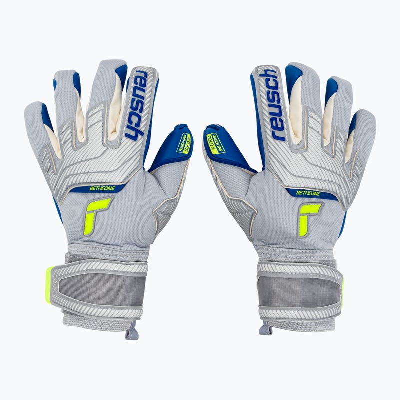 Рукавиці воротарські Reusch Attrakt Gold X сіро-блакитні 5270945-6006