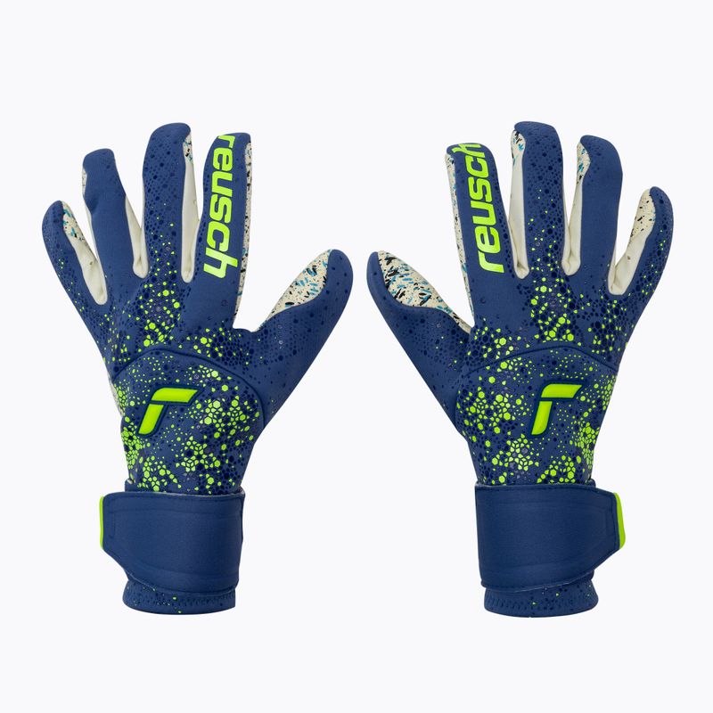 Рукавиці воротарські Reusch Pure Contact Fusion 4018 блакитні 5270900-4018
