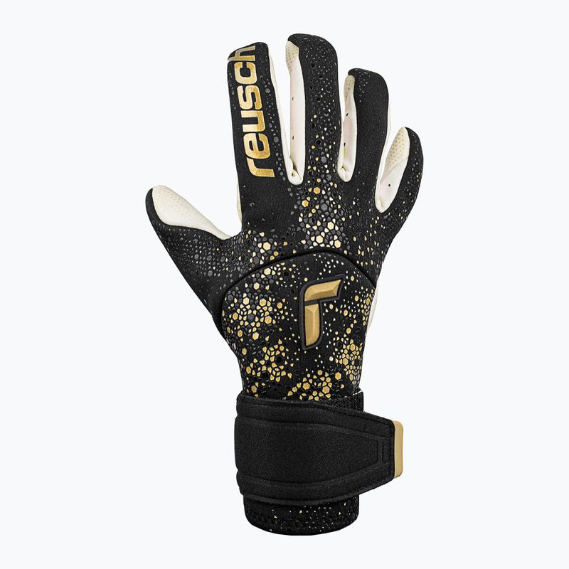 Рукавиці воротарські Reusch Pure Contact Gold X GluePrint чорно-золоті 527075-7707 6