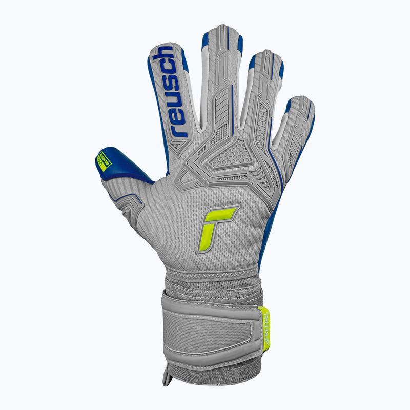 Рукавиці воротарські Reusch Attrakt Freegel Gold Finger Support сірі 5270130-6006 6