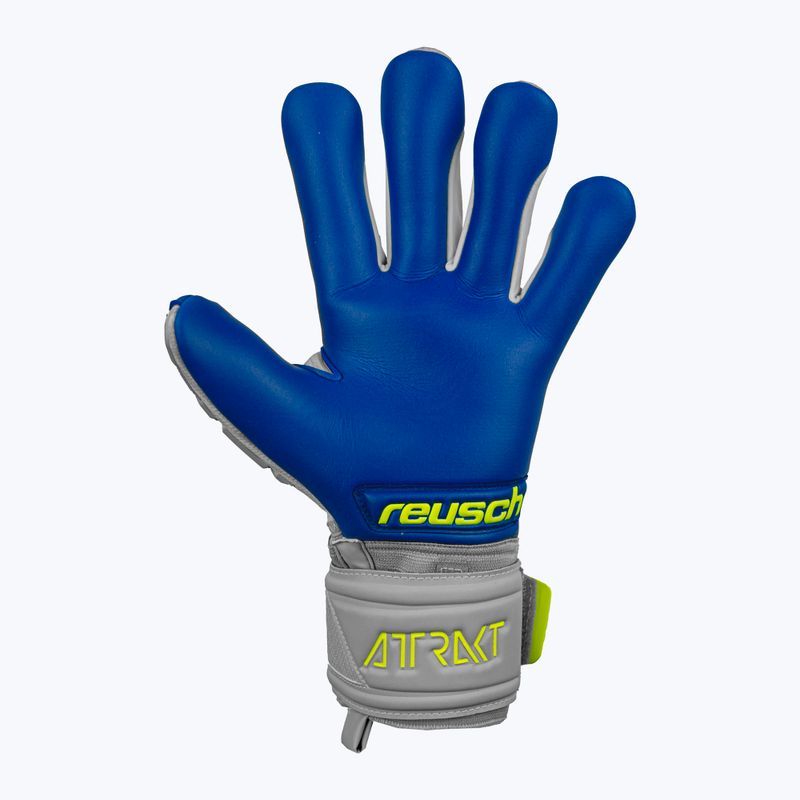 Рукавиці воротарські Reusch Attrakt Freegel Gold Finger Support сірі 5270130-6006 7