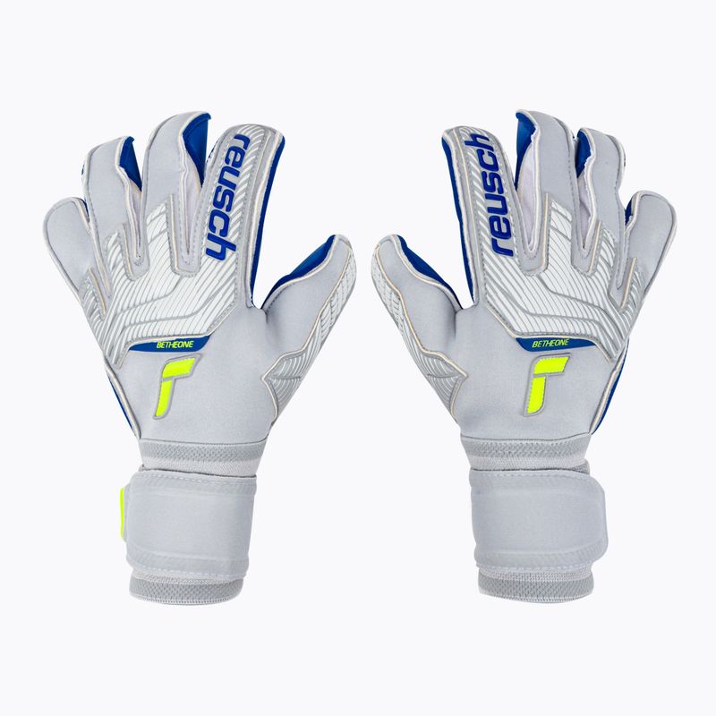 Рукавиці воротарські Reusch Attrakt Gold X Evolution Cut сірі 5270964