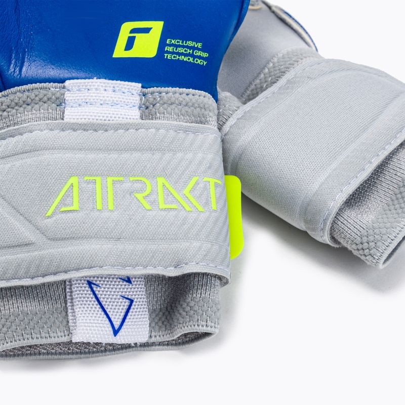 Рукавиці воротарські Reusch Attrakt Gold X Evolution Cut сірі 5270964 4