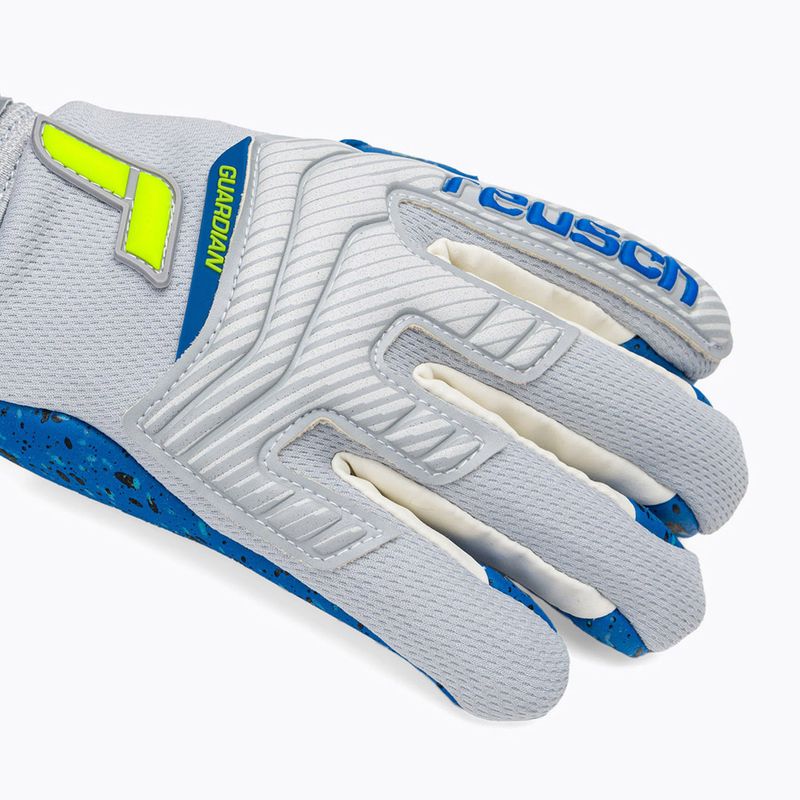 Рукавиці воротарські дитячі Reusch Attrakt Fusion Finger Support Guardian сірі 5272940 5