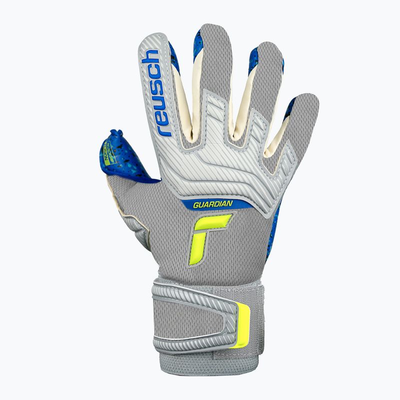 Рукавиці воротарські дитячі Reusch Attrakt Fusion Finger Support Guardian сірі 5272940 10