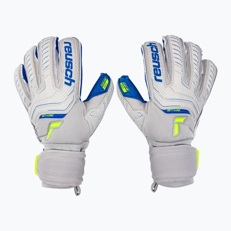 Рукавиці воротарські Reusch Attrakt Gold Evolution Cut сірі 5270139-6006