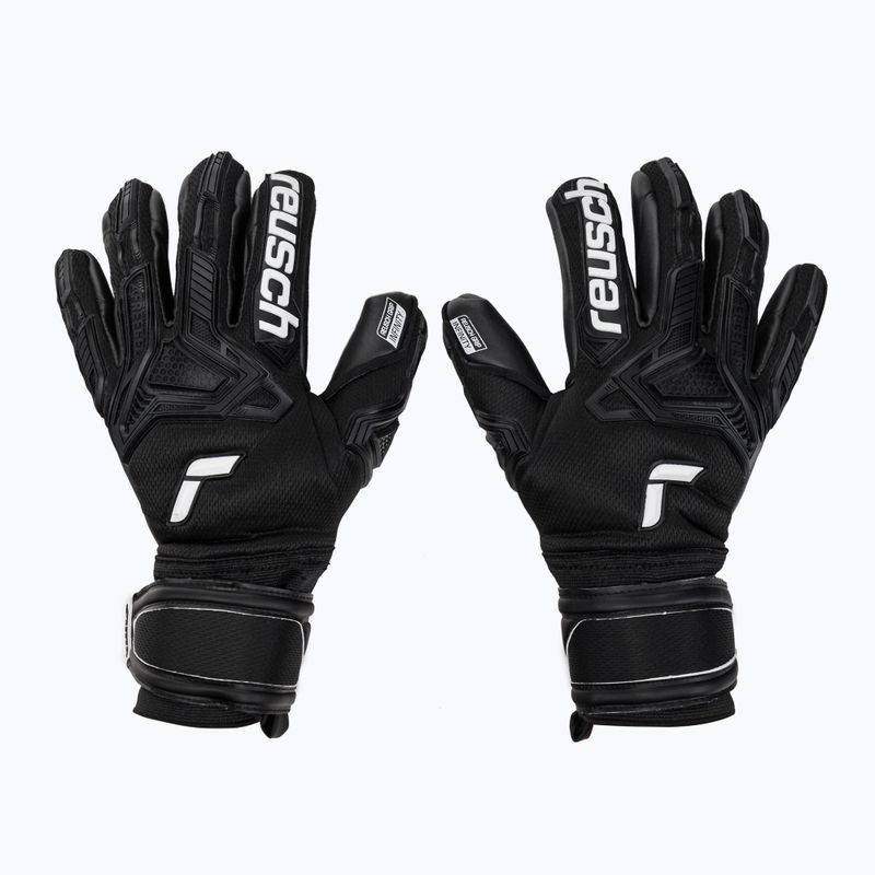 Рукавиці воротарські Reusch Attrakt Freegel Infinity Finger Support чорні 5270730-7700