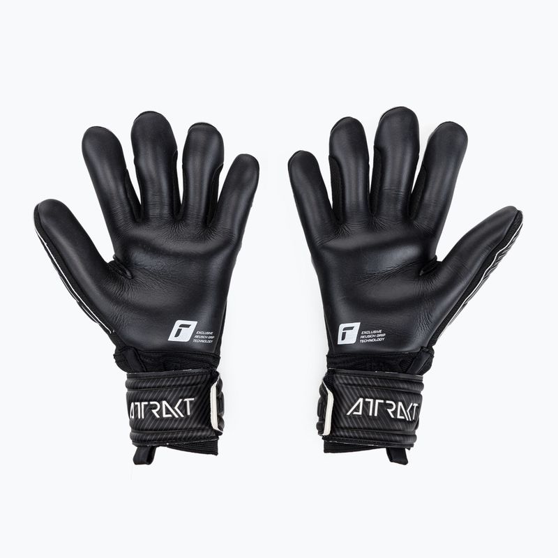 Рукавиці воротарські Reusch Attrakt Infinity Finger Support чорні 5270720-7700 2
