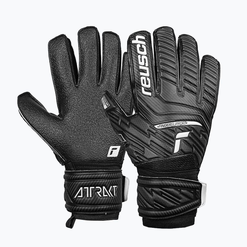 Рукавиці воротарські Reusch Attrakt Resist Finger Support чорні 5270610-7700 5