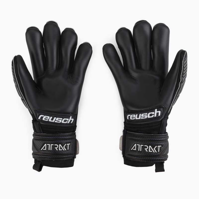 Рукавиці воротарські дитячі Reusch Attrakt Infinity Finger Support чорні 5272720 2