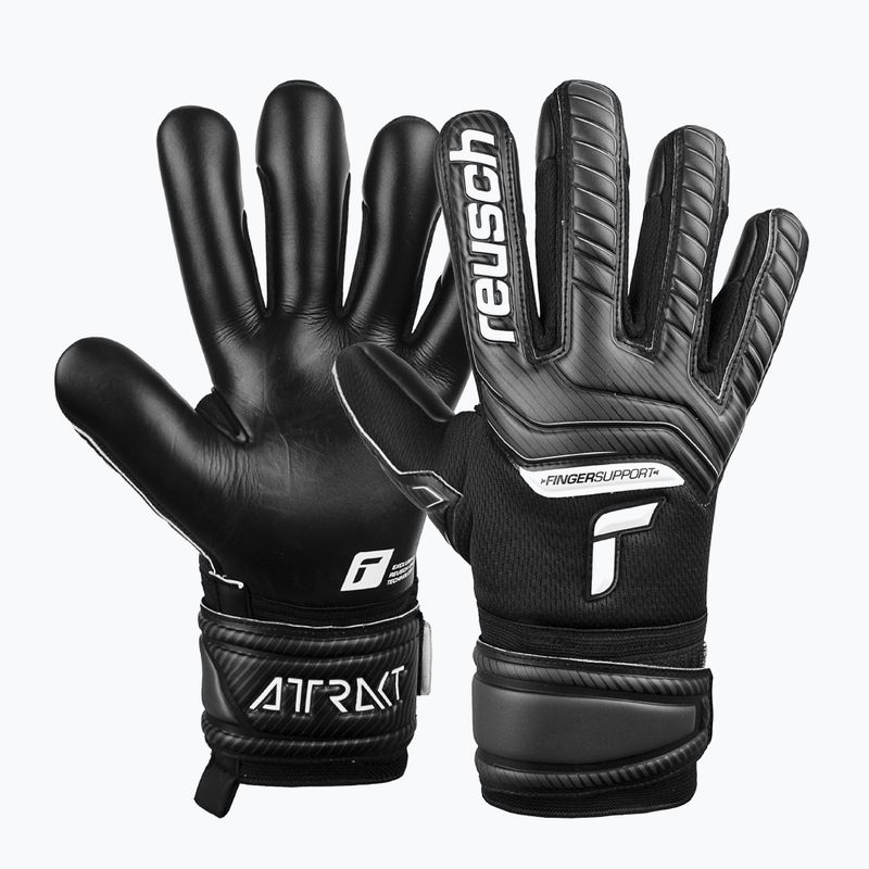 Рукавиці воротарські дитячі Reusch Attrakt Infinity Finger Support чорні 5272720 4