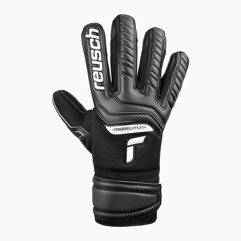 Рукавиці воротарські дитячі Reusch Attrakt Infinity Finger Support чорні 5272720 5