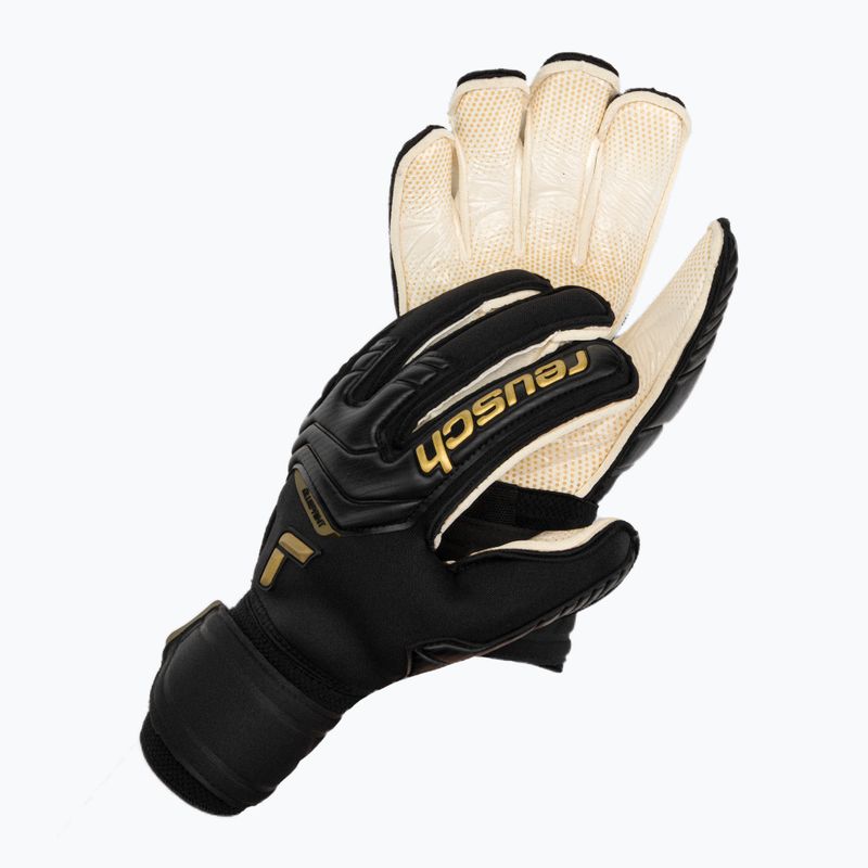 Рукавиці воротарські Reusch Attrakt Gold X GluePrint Ortho-Tec чорні 5270970 2