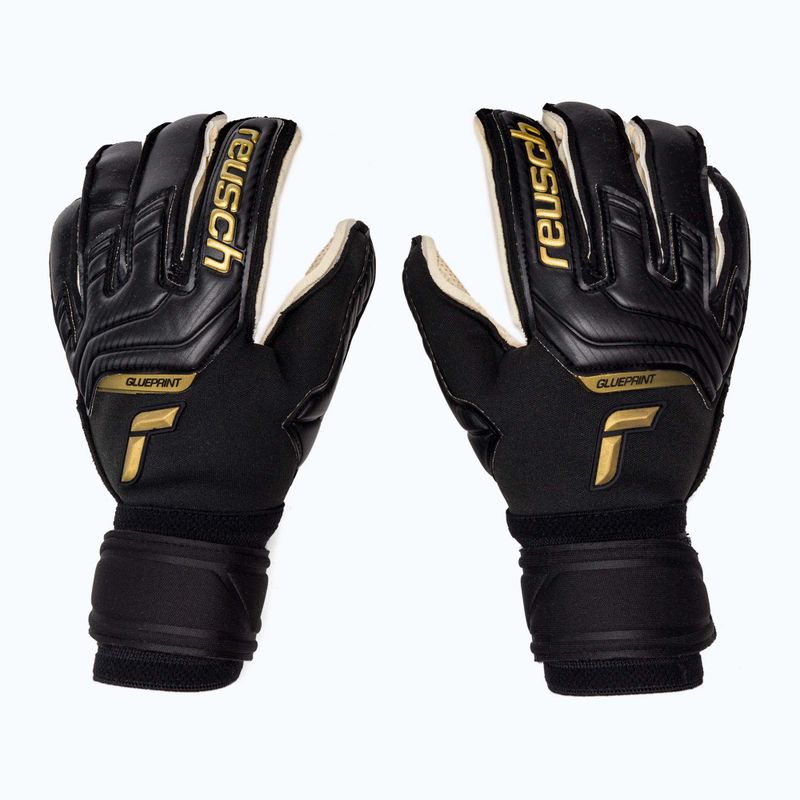 Рукавиці воротарські Reusch Attrakt Gold X GluePrint чорні 5270975