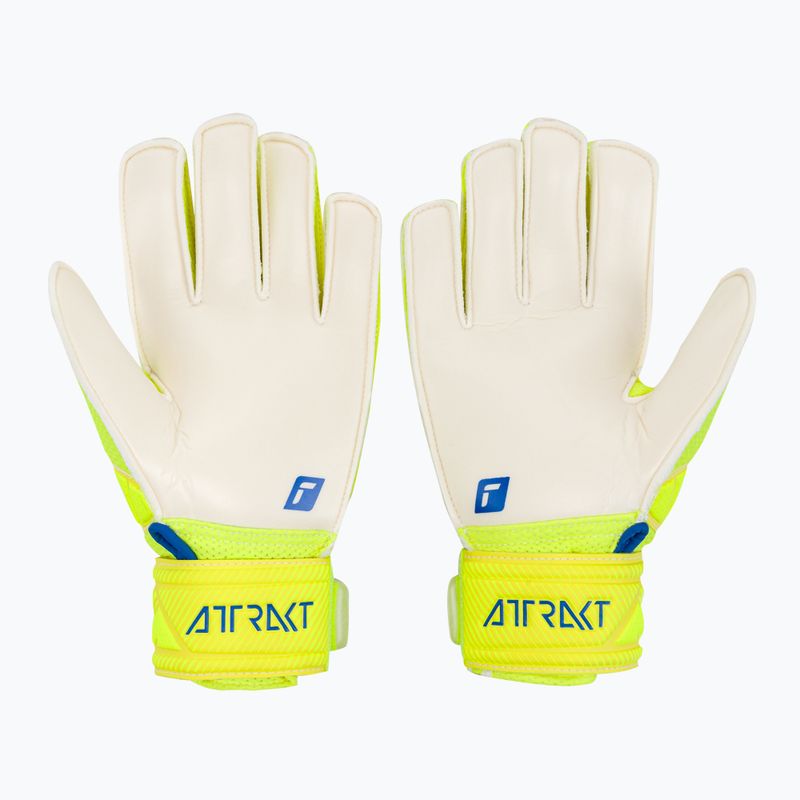 Рукавиці воротарські дитячі Reusch Attrakt Solid Junior жовті 5272515-2001 2