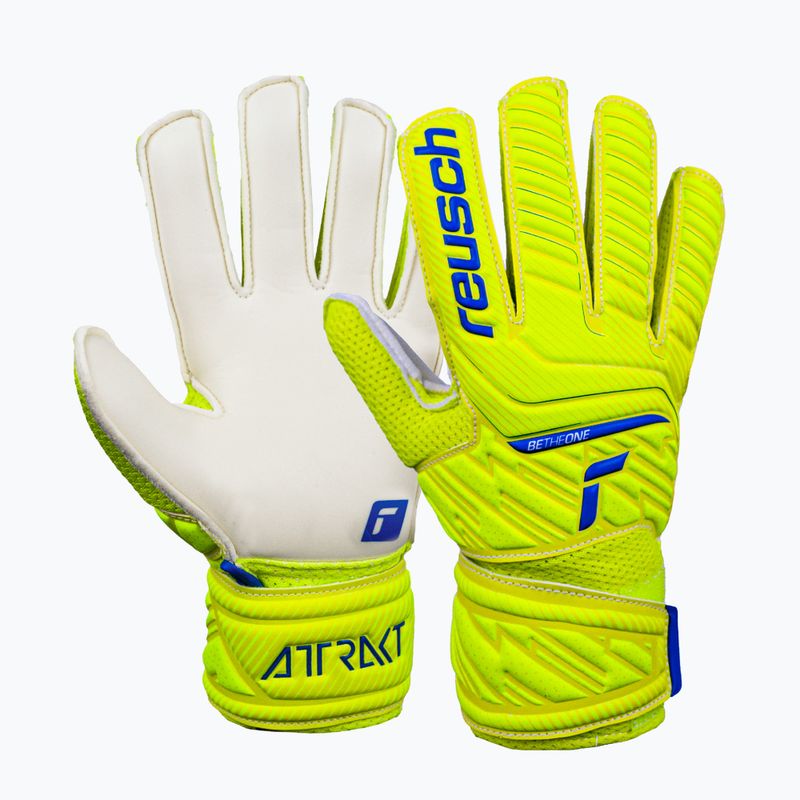 Рукавиці воротарські дитячі Reusch Attrakt Solid Junior жовті 5272515-2001 5