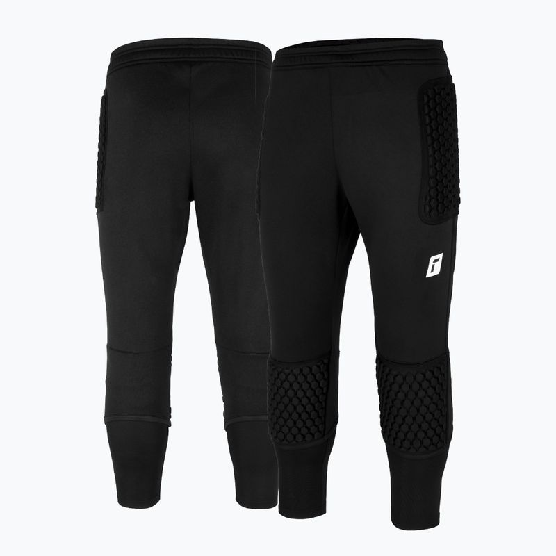 Штани футбольні з протекторами Reusch Contest 3/4 Short Advance чорні 5217215-7702