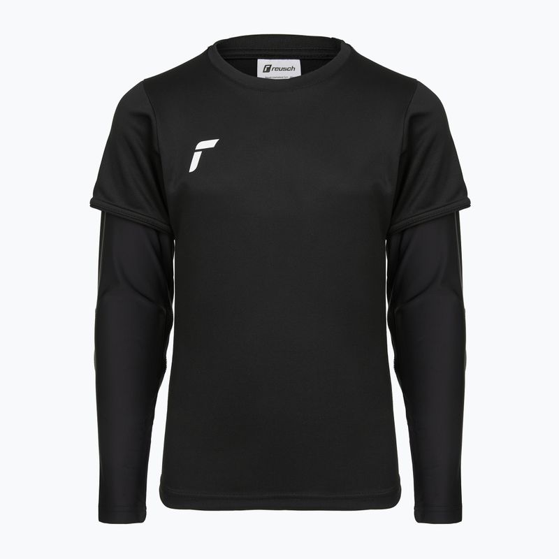 Футболка воротарська дитяча Reusch Goalkeeping Jersey Padded Junior black/silver