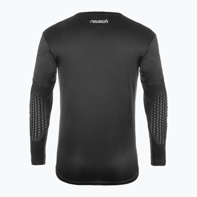 Футболка воротарська дитяча Reusch Goalkeeping Jersey Padded Junior black/silver 2