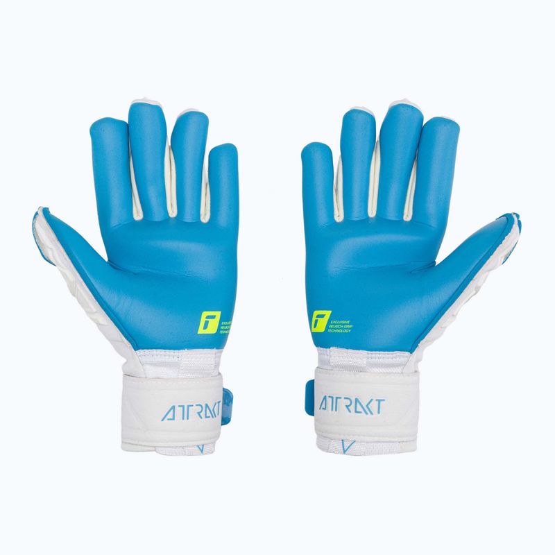 Рукавиці воротарські Reusch Attrakt Freegel Aqua Windproof білі 5270459 3