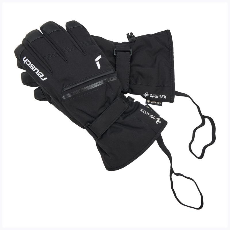 Гірськолижні рукавиці Reusch Morris GORE-TEX чорні/білі 6