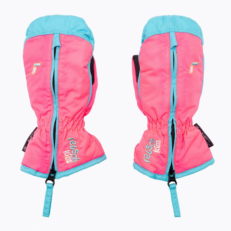 Рукавиці лижні дитячі Reusch Ben Mitten knockout pink/bachelor button 3