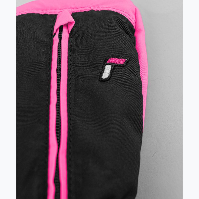Рукавички лижні дитячі Reusch Ben Mitten black/ knockout pink 6