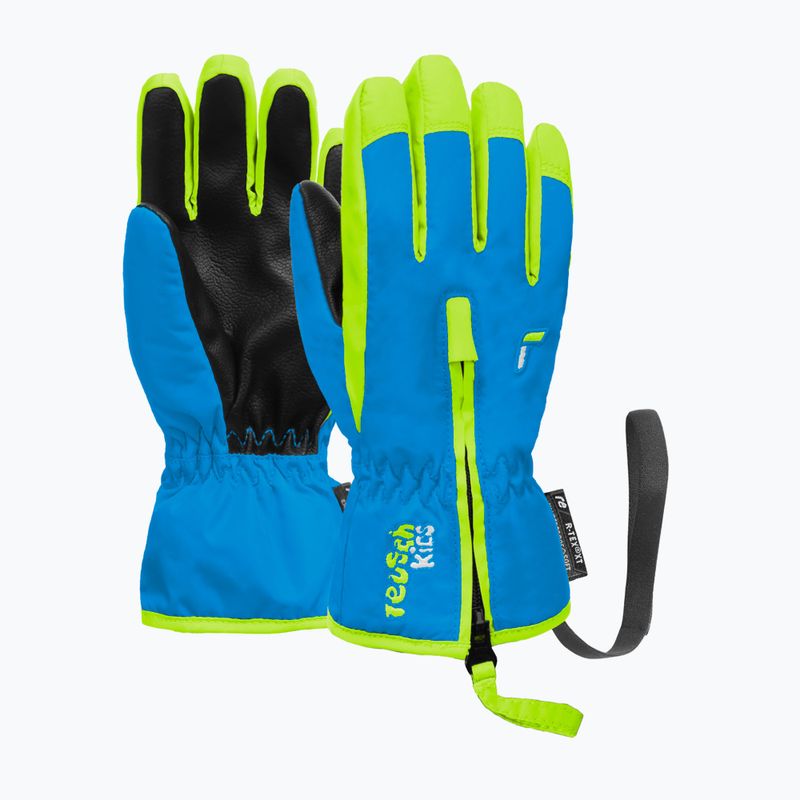 Дитячі лижні рукавички Reusch Ben brilliant blue/safety yellow 2