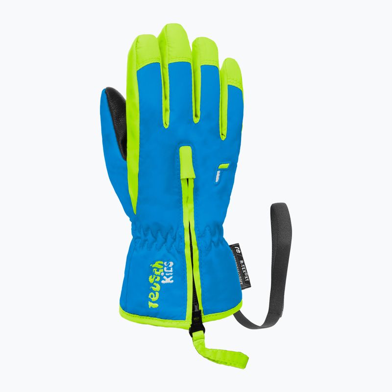 Дитячі лижні рукавички Reusch Ben brilliant blue/safety yellow 3