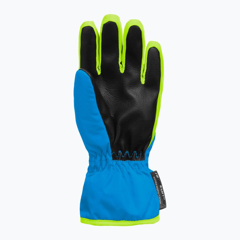 Дитячі лижні рукавички Reusch Ben brilliant blue/safety yellow 4
