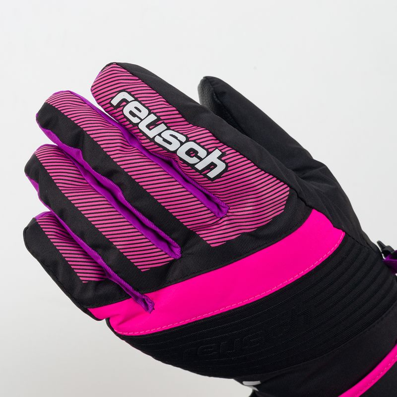 Рукавиці лижні дитячі Reusch Duke R-Tex XT black/pink glo 4