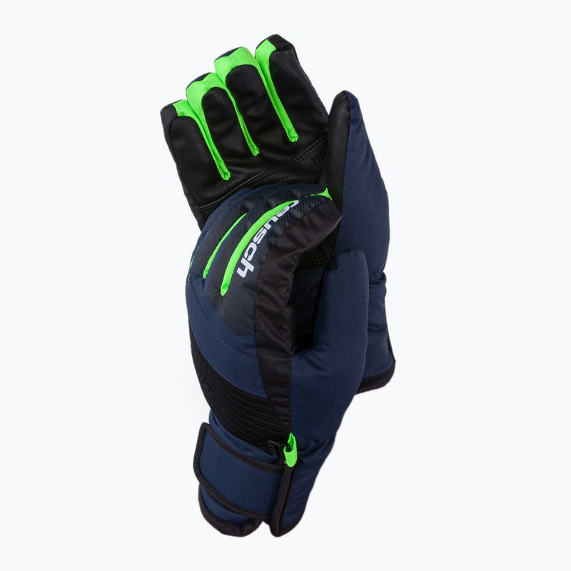 Рукавиці лижні дитячі Reusch Duke R-Tex XT black/dress blue/neon green