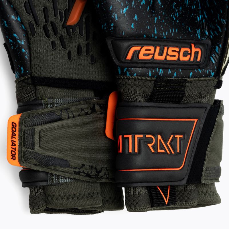 Рукавиці воротарські Reusch Attrakt Freegel Fusion Ortho-Tec Goaliator зелені 5370090-5555 5
