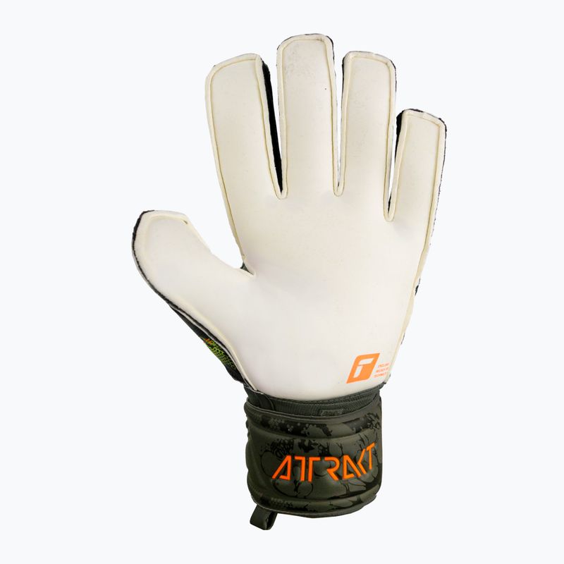 Рукавиці воротарські Reusch Attrakt Grip Finger Support зелено-помаранчеві 5370010-5556 7