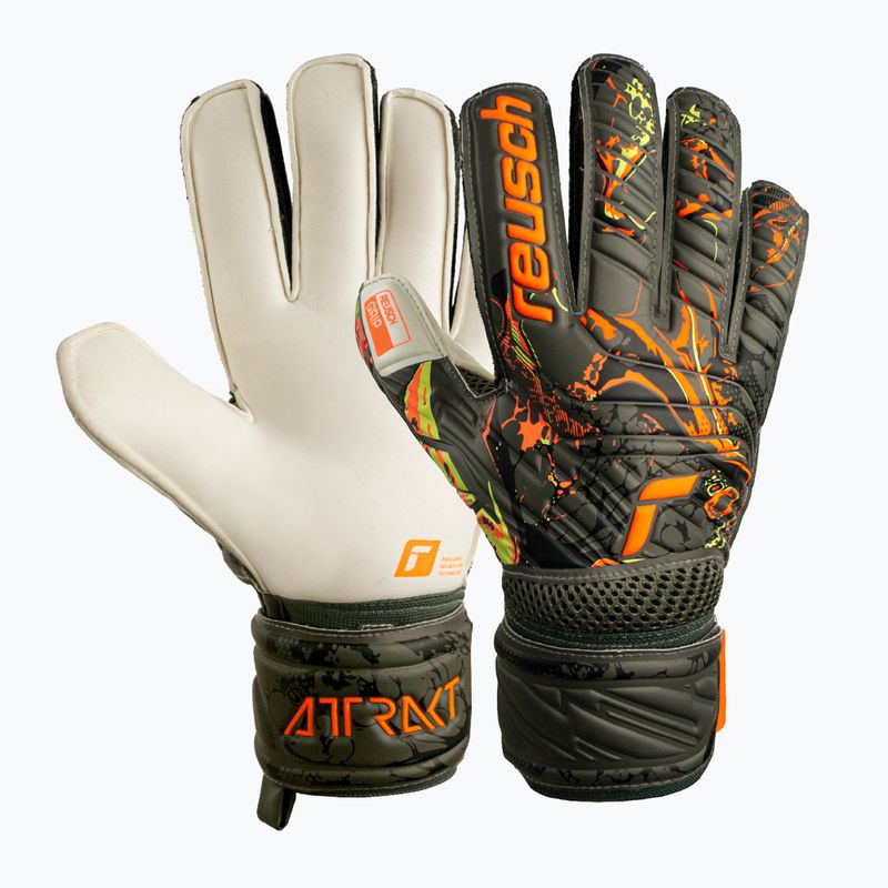 Рукавиці воротарські Reusch Attrakt Grip зелені 5370018-5556 4