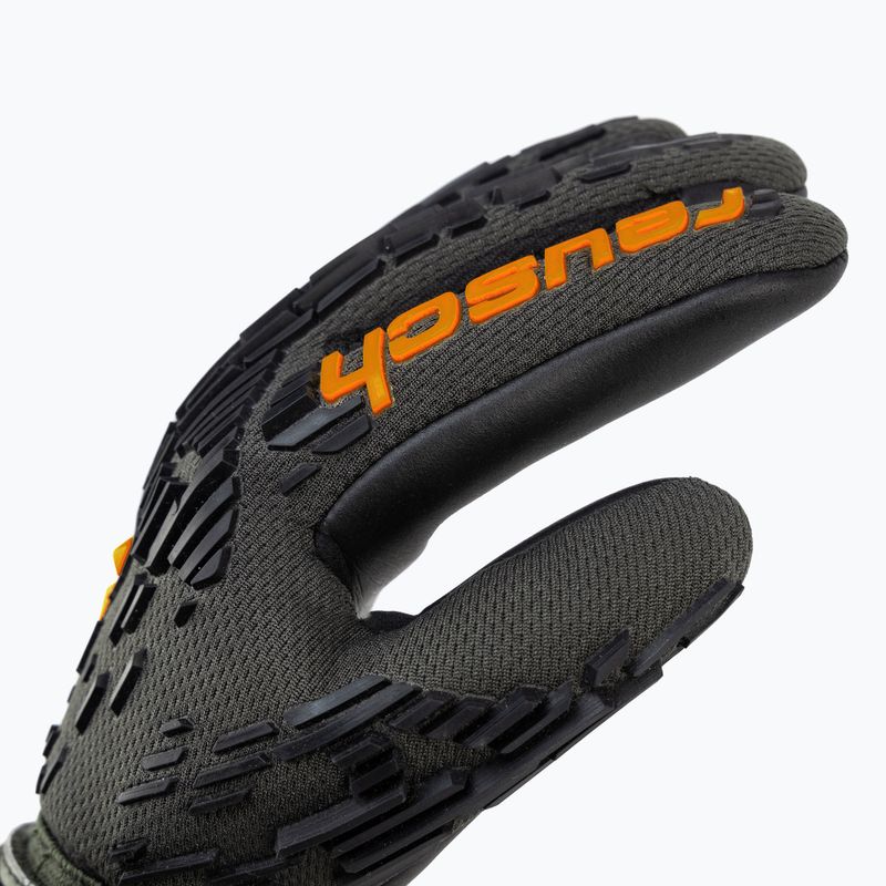Рукавиці воротарські Reusch Attrakt Freegel Silver Finger Support Junior чорно-зелені 5372030-5555 3