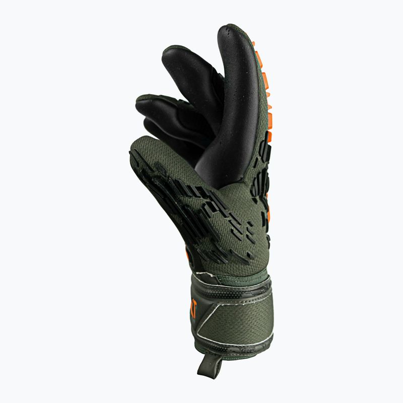 Рукавиці воротарські дитячі Reusch Attrakt Freegel Silver Junior чорно-зелені 5372035-5555 7