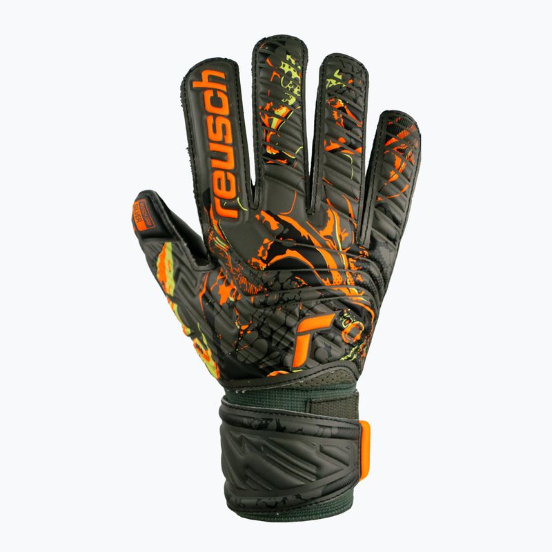 Рукавиці воротарські дитячі Reusch Attrakt Silver Junior зелені 5372015-5555 5