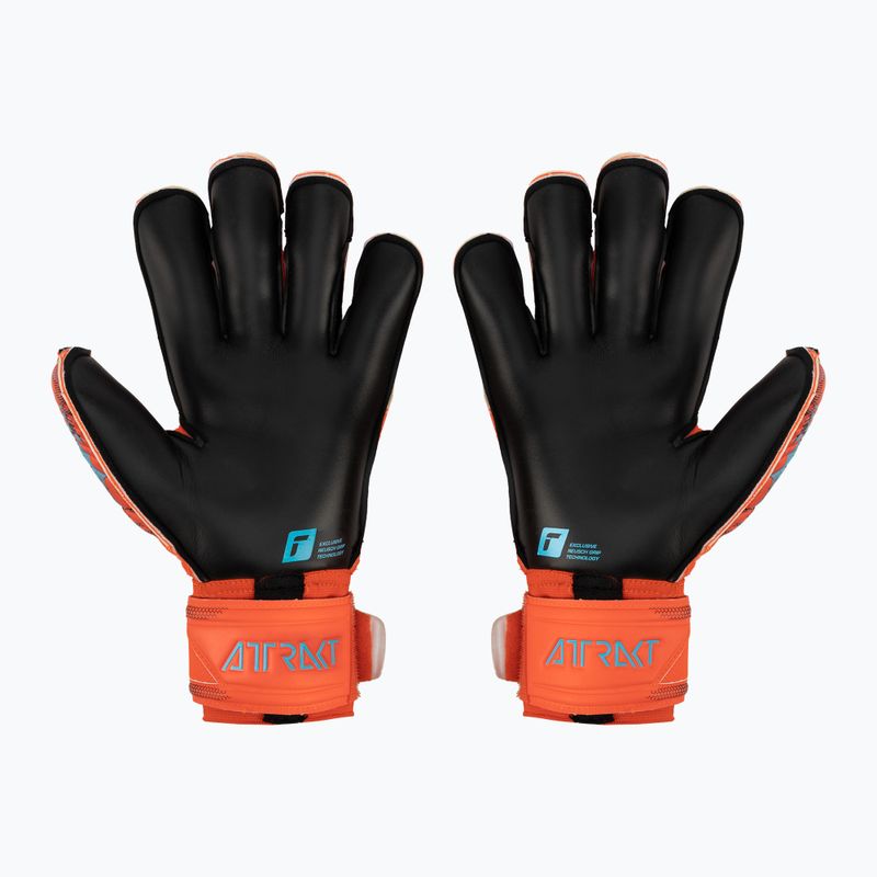 Рукавиці воротарські Reusch Attrakt Gold X Evolution Cut Finger Support червоні 5370950-3333 2