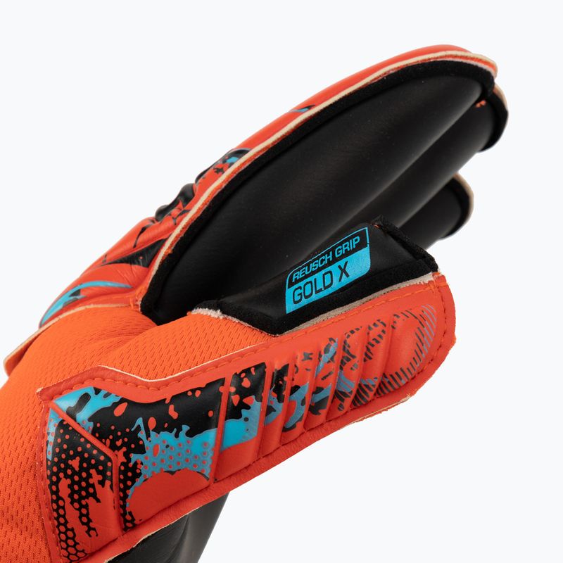 Рукавиці воротарські Reusch Attrakt Gold X Evolution Cut Finger Support червоні 5370950-3333 3