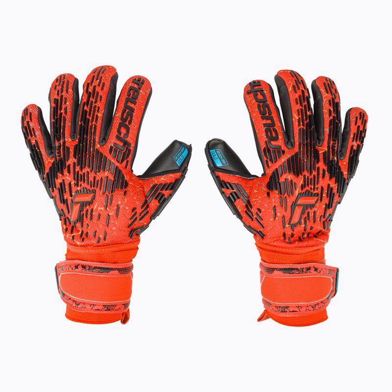 Рукавиці воротарські Reusch Attrakt Freegel Gold Finger Support червоні 5370130-3333
