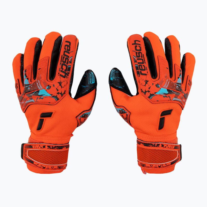 Рукавиці воротарські дитячі Reusch Attrakt Fusion Finger Support Guardian Junior червоні 5372940-3333