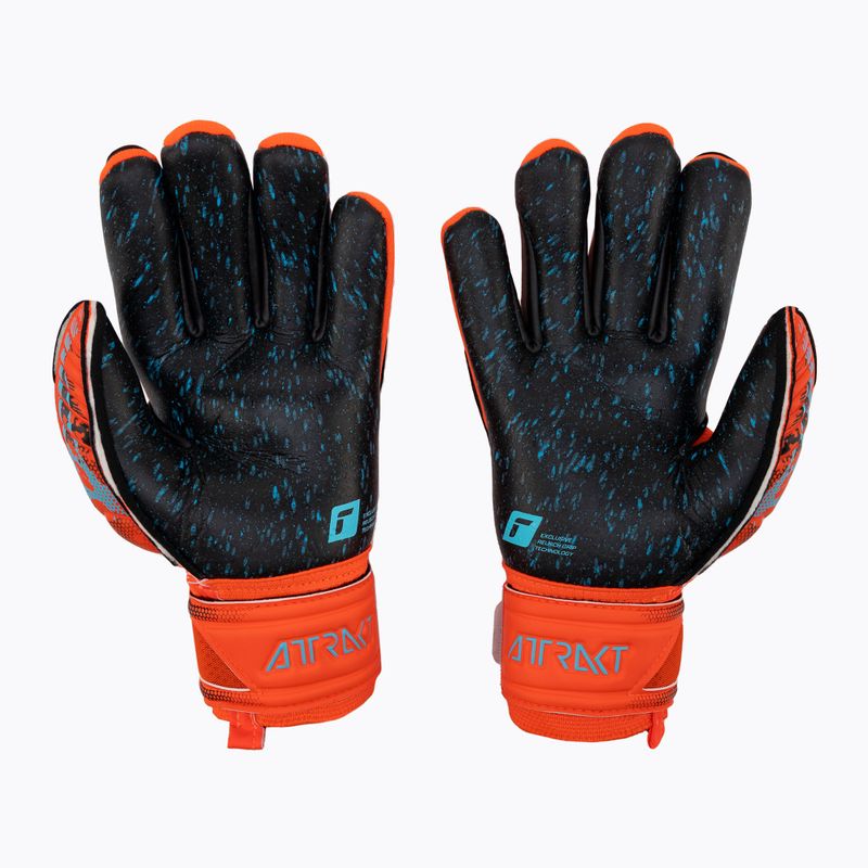 Рукавиці воротарські дитячі Reusch Attrakt Fusion Finger Support Guardian Junior червоні 5372940-3333 2