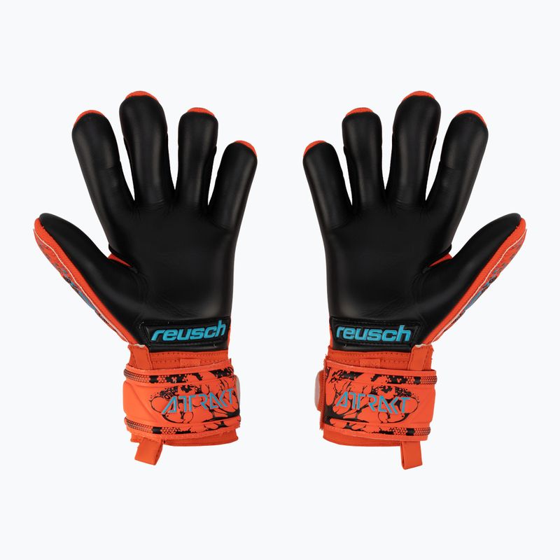 Рукавиці воротарські дитячі Reusch Attrakt Grip Evolution Finger Support Junior червоні 5372820-3333 2