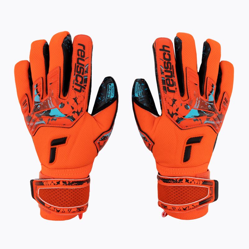 Рукавиці воротарські дитячі Reusch Attrakt Fusion Guardian Junior червоні 5372945-3333